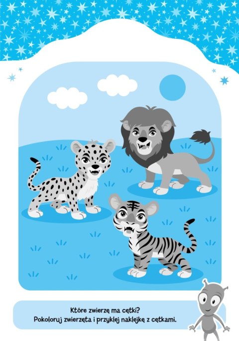 Kosmiczna Akademia 5-latka Skrzat 16 Naklejek Zadania