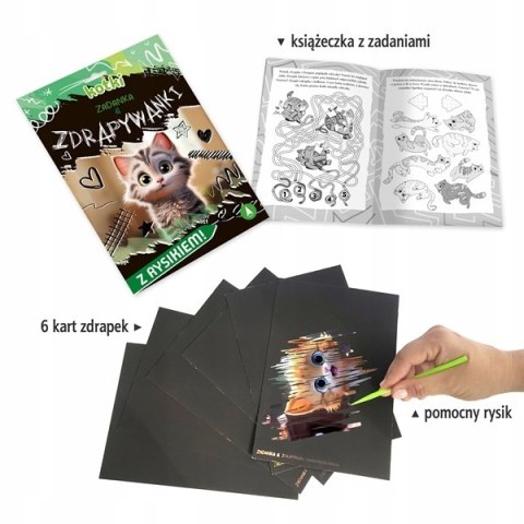 Kotki Zadanka i zdrapywanki Skrzat