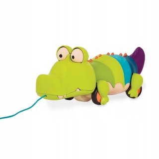 Krokodyl do Ciągnięcia 18m+ B.Toys krokodyl na sznurku BX1674Z