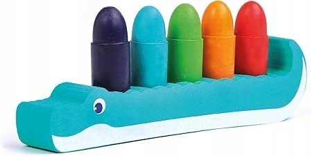 Krokodyl z kredkami do Rysowania w Kąpieli Ludi