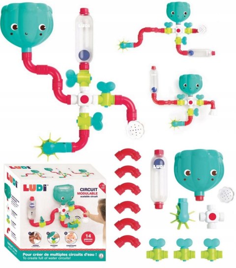 Laboratorium Wodne do eksperymentów w wannie Ludi Ośmiornica