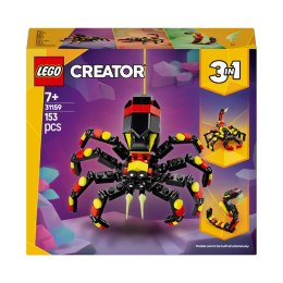 Lego 31159 Creator Dzikie zwierzęta niezwykły pająk 3w1