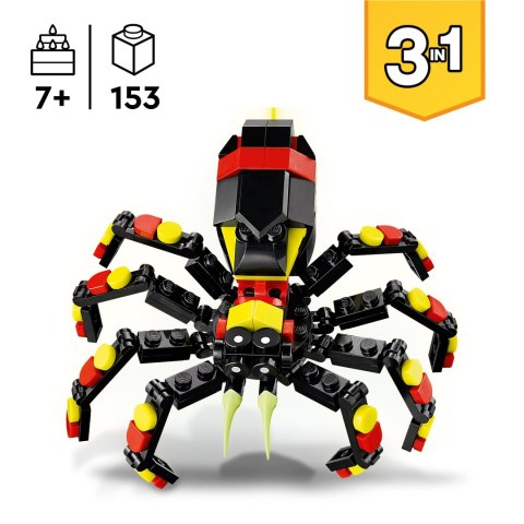 Lego 31159 Creator Dzikie zwierzęta niezwykły pająk 3w1
