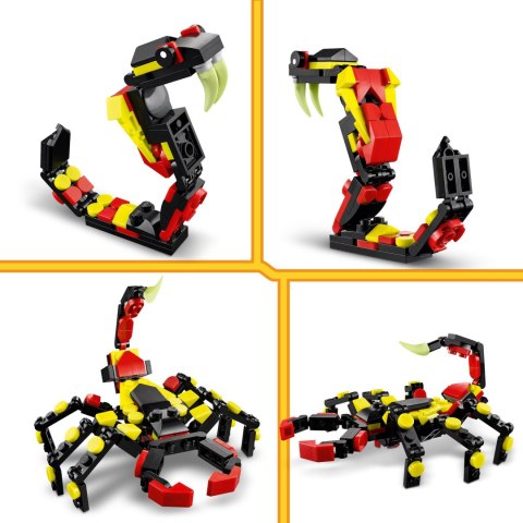 Lego 31159 Creator Dzikie zwierzęta niezwykły pająk 3w1