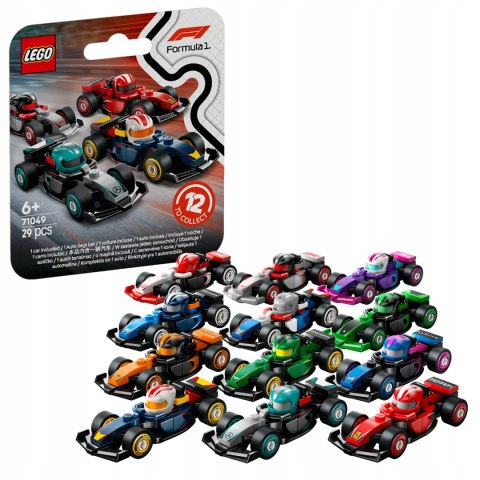 Lego 71049 Kolekcjonerskie Bolid samochody wyścigowe F1 Formuła 1