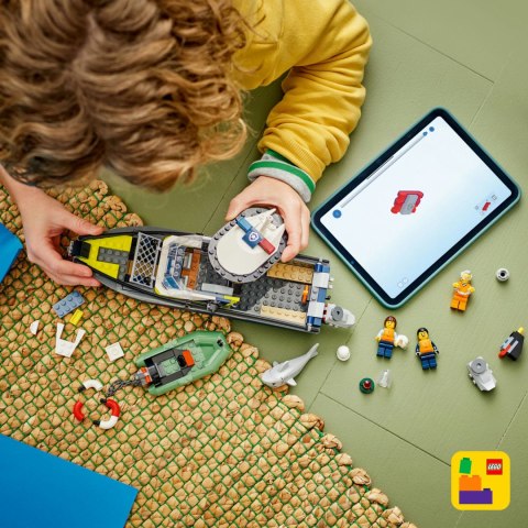 Lego City 60456 Miasto Pościg łodzią policyjną Policja