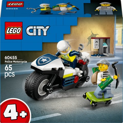 Lego City Miasto 60455 Pościg na motocyklu policyjnym Policja