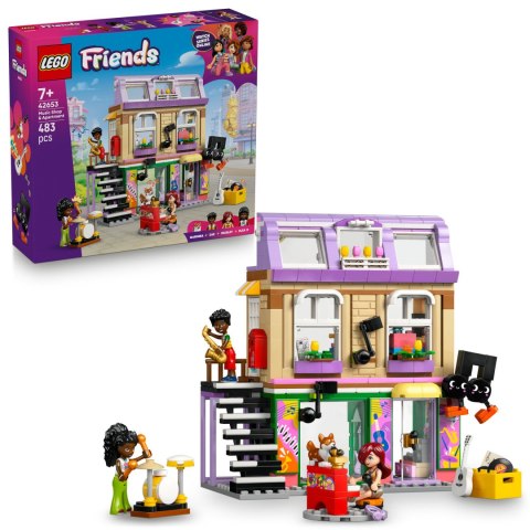 Lego Friends 42653 Sklep muzyczny i apartament