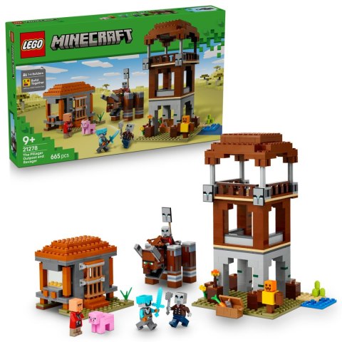 Lego Minecraft 21278 Baza Maruderów i Niszczyciel
