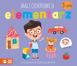 Mali odkrywcy Elementarz 3-latka Zielona Sowa Zadania z Naklejkami