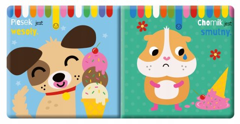 Mięciutko Emocje z szeleszczącą okładką Miękka Książeczka Sensoryczna