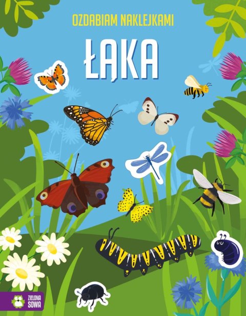 Ozdabiam naklejkami Łąka Zielona Sowa Naklejki