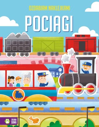 Ozdabiam naklejkami Pociągi Zielona Sowa Naklejki