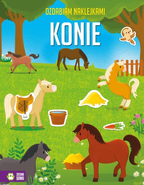 Ozdabiam naklejkami Zachwycające konie Zielona Sowa Naklejki