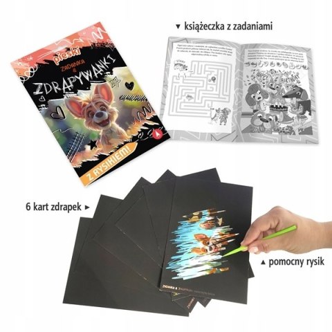 Pieski Zadanka i zdrapywanki Skrzat