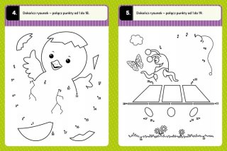 Połącz kropki Łamigłówki przedszkolaka od 5 lat Aksjomat