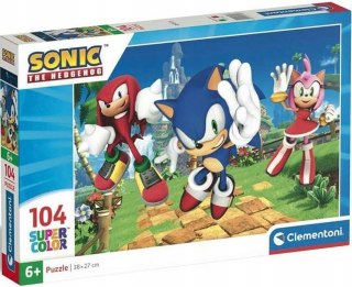 Puzzle 104 elementy Sonic 27256 Clementoni 6+