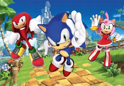 Puzzle 104 elementy Sonic 27256 Clementoni 6+