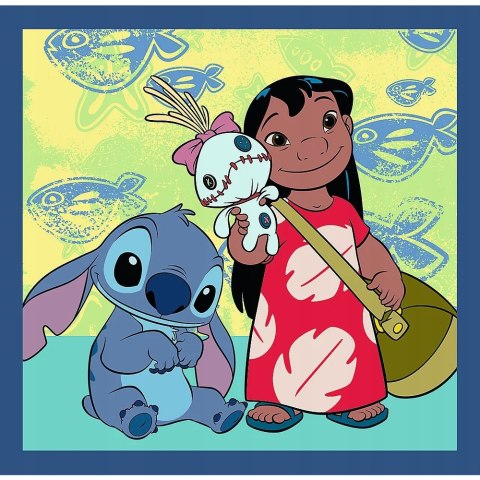 Puzzle 3w1 Czas ze Stitchem Disney Lilo & Stitch 34896