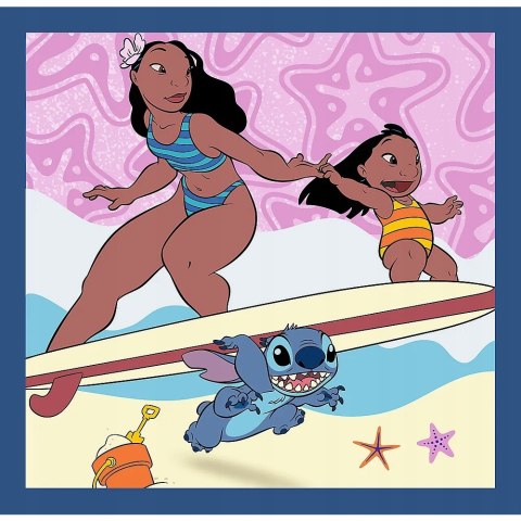 Puzzle 3w1 Czas ze Stitchem Disney Lilo & Stitch 34896
