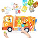 Puzzle CzuCzu Moto Puzzle 26 elementów Śmieciarka Czu czu 2+ 3+