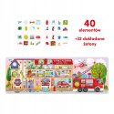 Puzzle Tak działa Straż pożarna 40 elementów Czu czu 3+ 4+