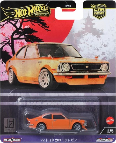 Samochód Hot HRV69 Wheels Premium Japan Historics '72 Toyota Corolla Lewin