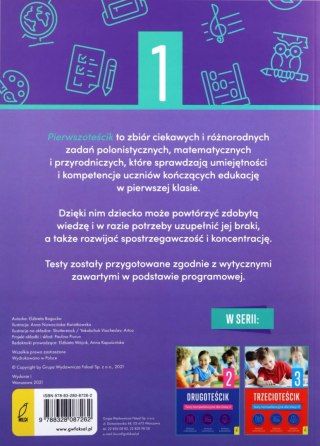 Teściki Pierwszoteścik Elżbieta Bogucka Testy Kompetencyjne dla klasy 1