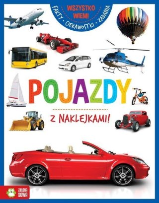 Wszystko wiem Pojazdy Samochody Zielona Sowa Naklejki Fakty Ciekawostki