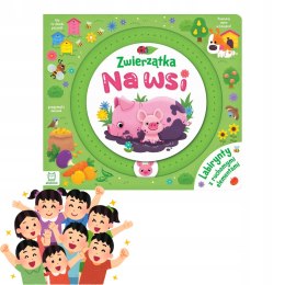 Zwierzątka na wsi Labirynty z ruchomymi elementami Aksjomat