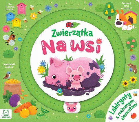 Zwierzątka na wsi Labirynty z ruchomymi elementami Aksjomat