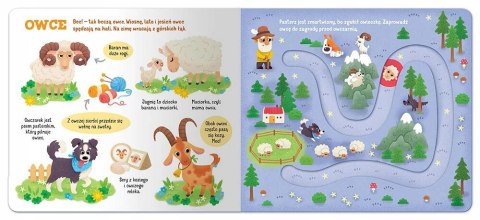 Zwierzątka na wsi Labirynty z ruchomymi elementami Aksjomat