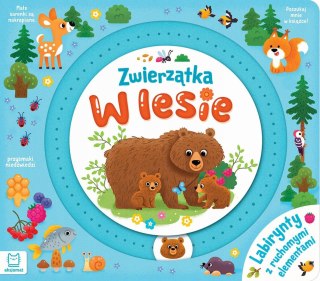 Zwierzątka w lesie Labirynty z ruchomymi elementami Aksjomat