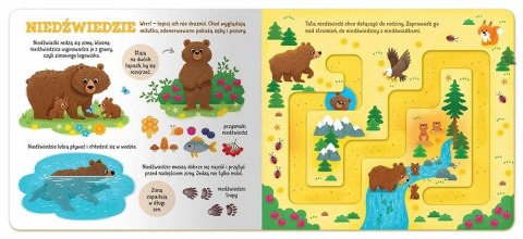 Zwierzątka w lesie Labirynty z ruchomymi elementami Aksjomat