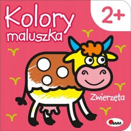 Zwierzęta Kolory maluszka Malowanka Kolorowanka