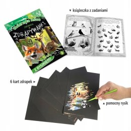 Zwierzęta leśne Zadanka i zdrapywanki Skrzat