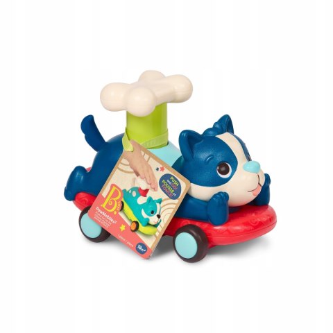 Autko Zwierzak z Napędem (push&go) Piesek Granatowy B.Toys PawMobiles