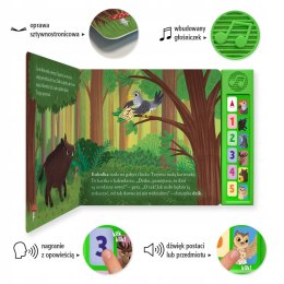 Czytamy i słuchamy W lesie Aneta Grabowska Skrzat Opowiadania Dźwiękowa