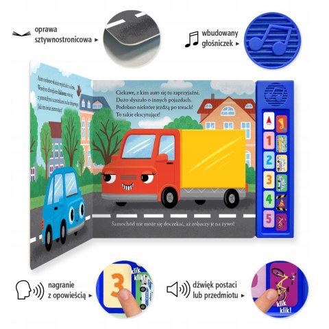 Czytamy i słuchamy W mieście Aneta Grabowska Skrzat Opowiadania Dźwiękowa