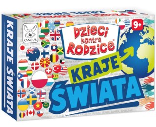 Gra planszowa Dzieci kontra Rodzice Kraje Świata Kangur