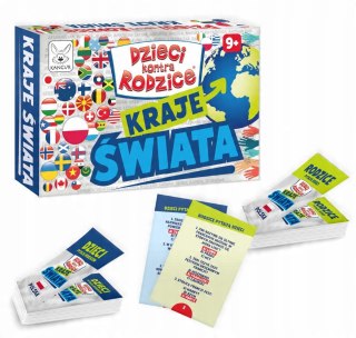 Gra planszowa Dzieci kontra Rodzice Kraje Świata Kangur