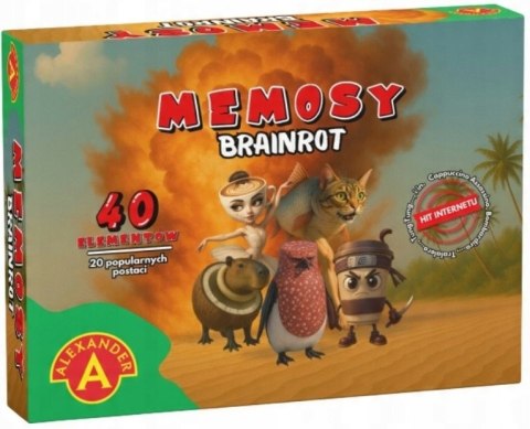 Gra planszowa Memosy Brainrot Alexander Memory Memo