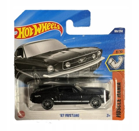 Hot Wheels '67 Mustang Czarny JBB13 Muscle Mania 2025