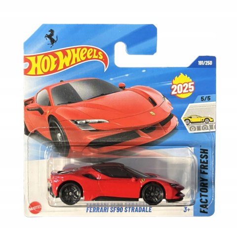 Hot Wheels Ferrari SF90 Stradale Czerwony 2025 HYW34