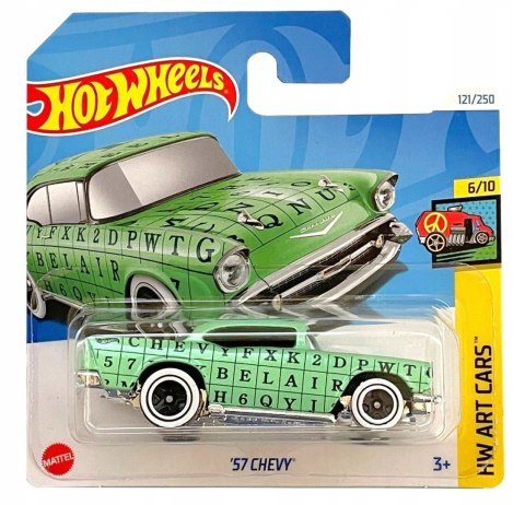 Hot Wheels HTD56 '57 Chevy HW Art Cars 6/10