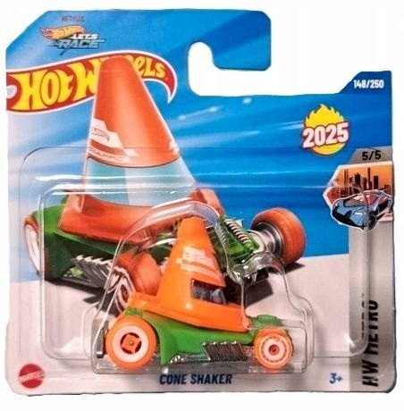 Hot Wheels Let's Race Netflix Cone Shaker HYW35