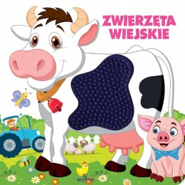 Książeczka Sensoryczna Zwierzęta Wiejskie Dotykowa