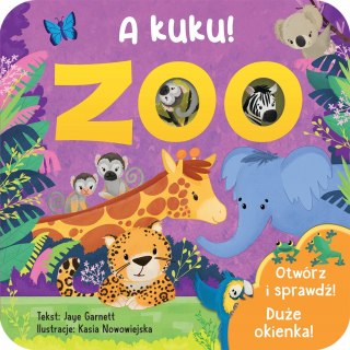 Książka z Okienkami A kuku! Zoo Otwórz i Sprawdź Duże Okienka