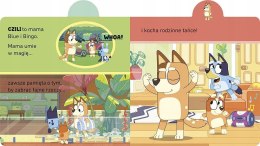 Książka z registrami Bluey Poznaj rodzinę Blue Harperkids