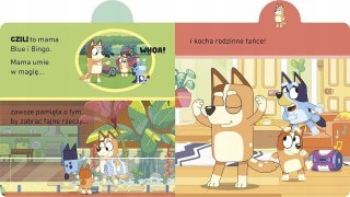 Książka z registrami Bluey Poznaj rodzinę Blue Harperkids